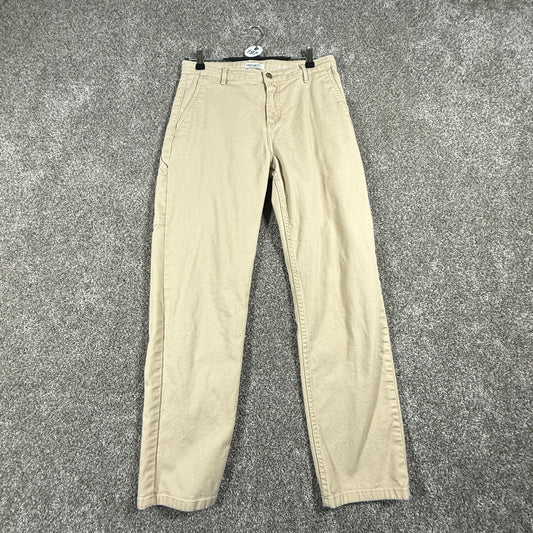 Carhartt WIP Women's Pierce Carpenter Pants Size 28 Tan Canvas RW/Boyfriend