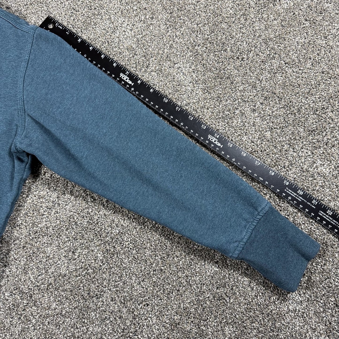 Carhartt Clarksburg Womens Crewneck Sweatshirt S Teal Kangaroo Pocket Cotton