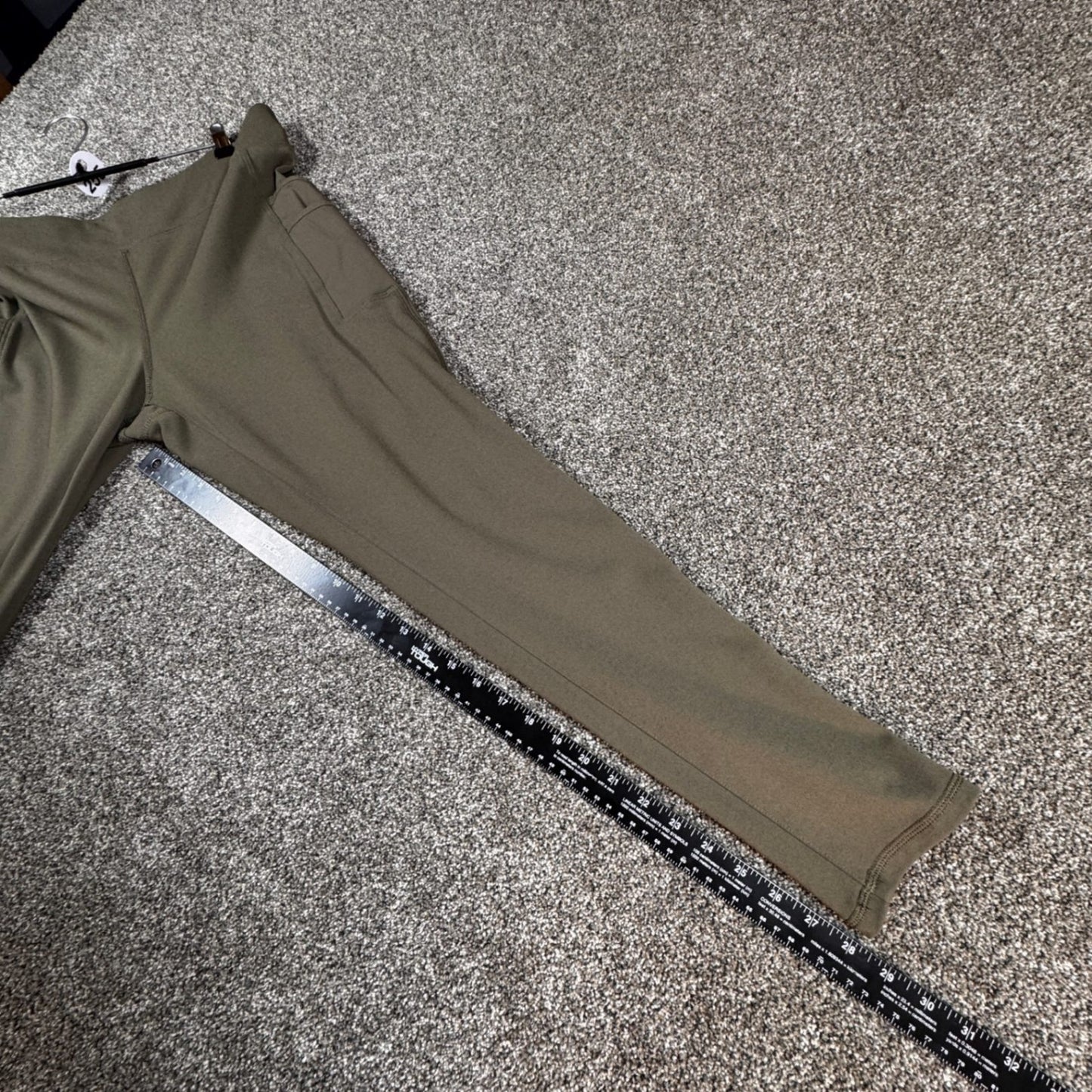 Carhartt Womens Fitted Utility Leggings Pants XL Tall Olive Green Cargo