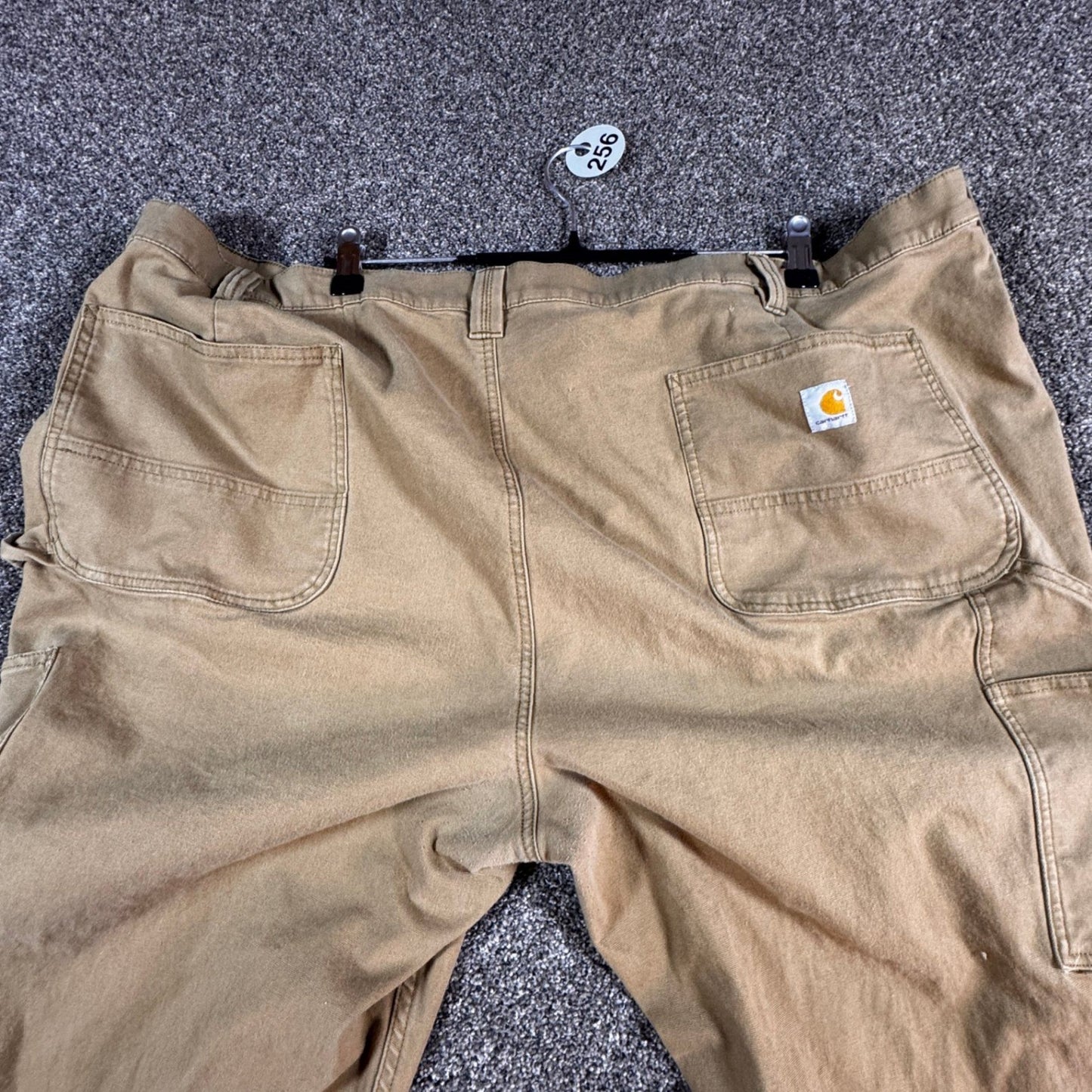 Carhartt Womens Crawford Work Pants Size 26W Tan Original Fit Carpenter