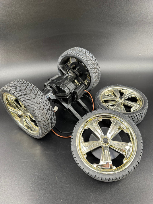 New Bright 1/6 Scale Cadillac Escalade Spinning Wheels, Motor And Axle Assembly