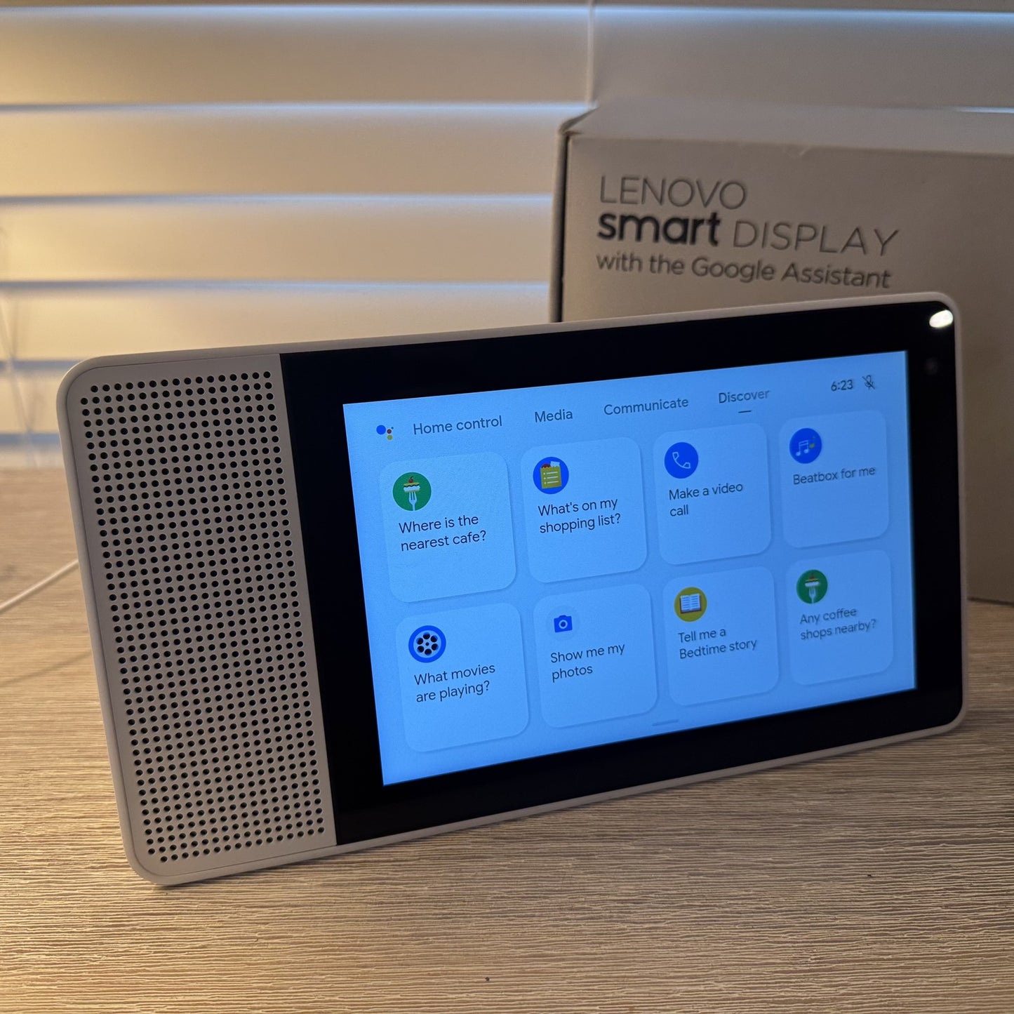 Lenovo Smart Display SD-8501F Google Assistant Smart Home Hub Touchscreen