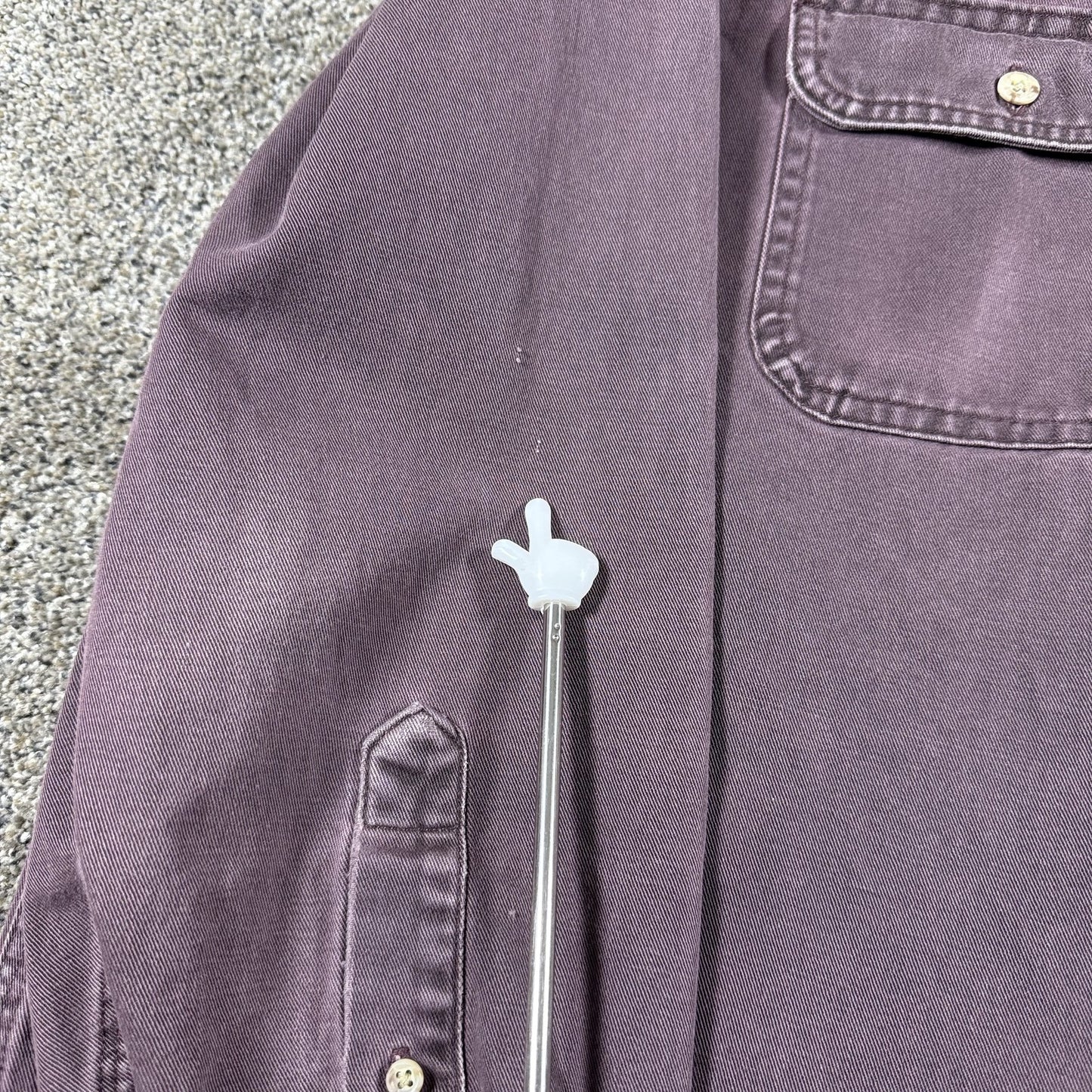 Carhartt Mens XL Plum Long Sleeve Button Down Dean Winchester Supernatural