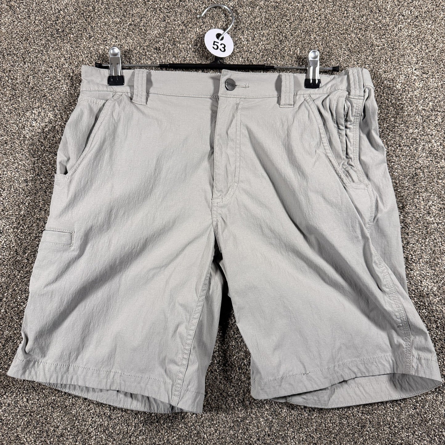 Carhartt Mens Cargo Shorts Size 32 Gray Relaxed Fit Work Outdoor Hiking Nylon