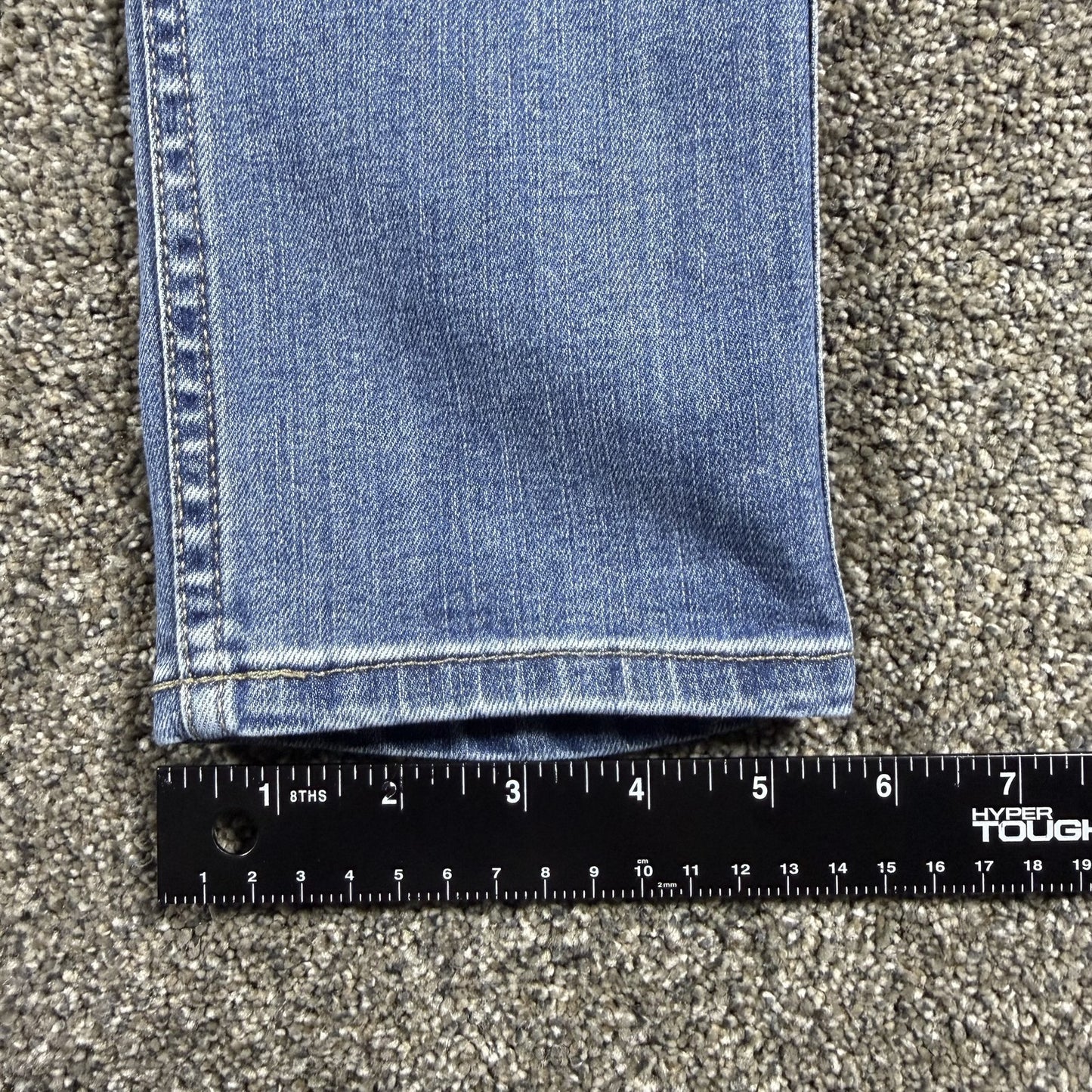 Carhartt Womens Jeans Size 12 Tall Slim Fit Skinny Leg Medium Wash Denim