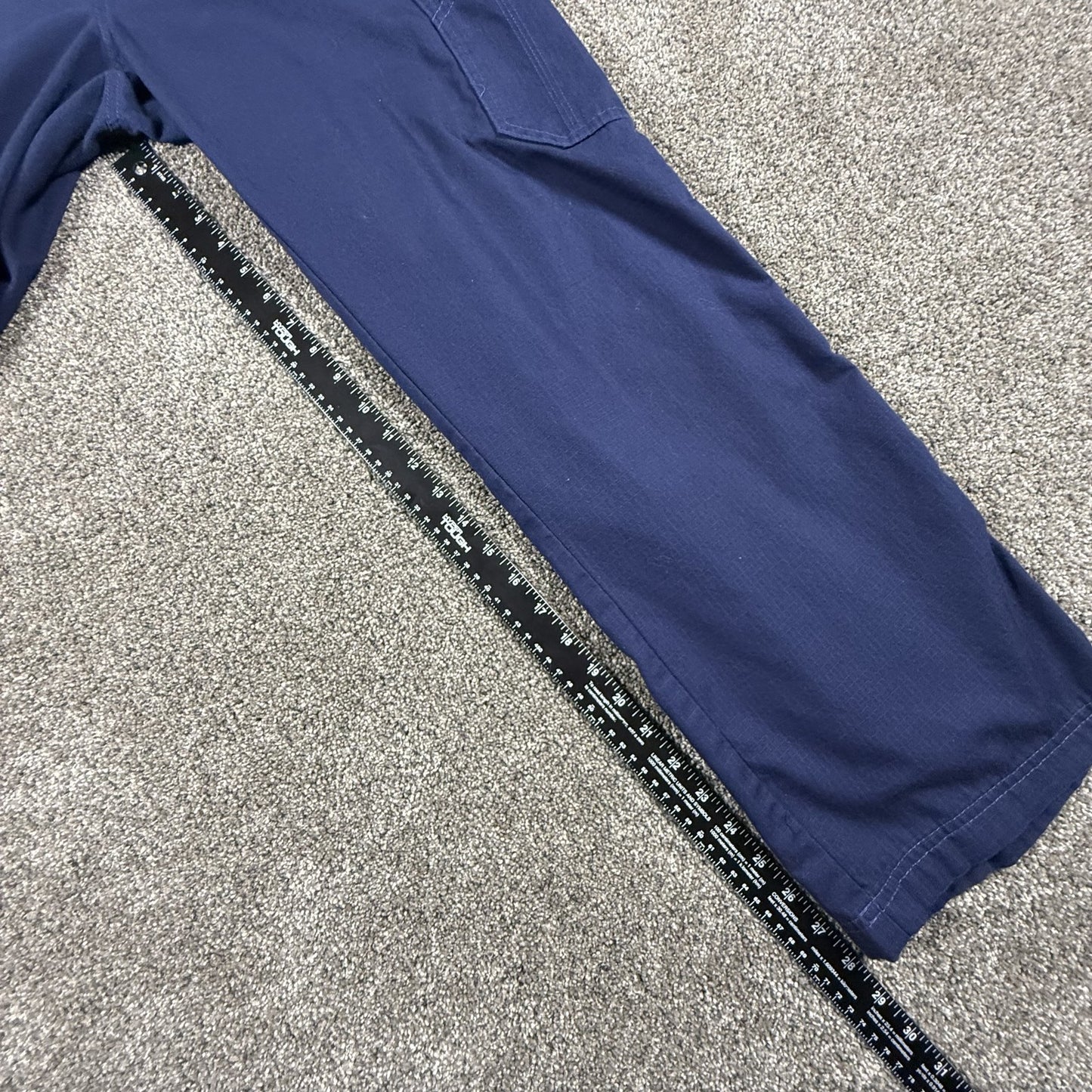 Carhartt Mens Ripstop Scrub Pants Medium Navy Blue Drawstring