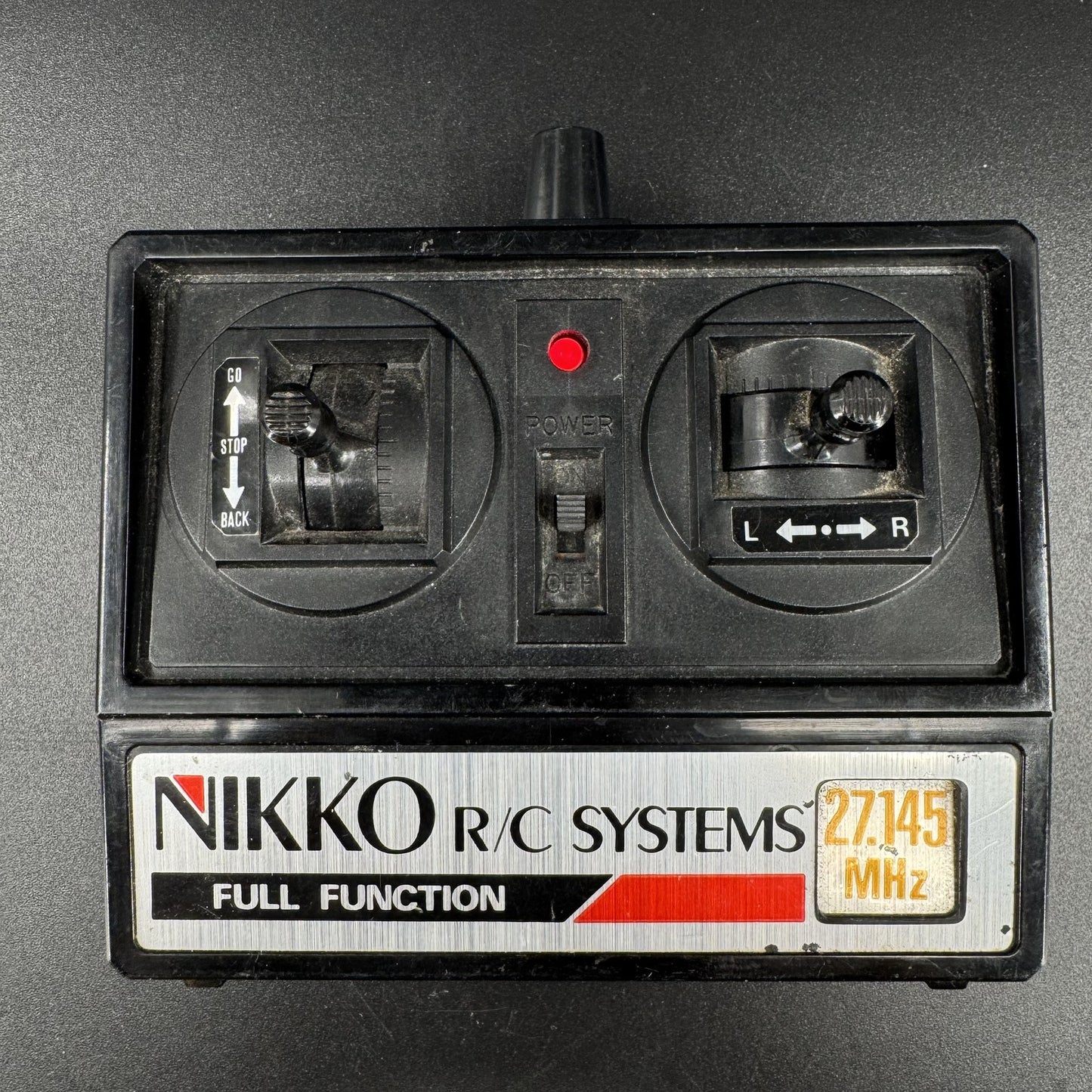NIKKO Radio Control RC Transmitter Remote 27.145 MHz POWERS ON
