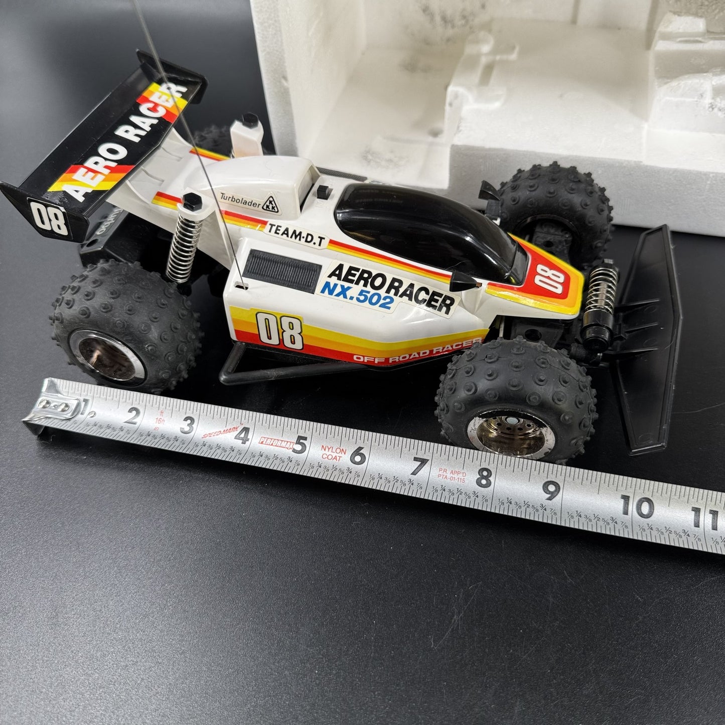 Aero Racer 1/16 Vintage RC Car Off Road Buggy Radio Control Turbo Village Toys