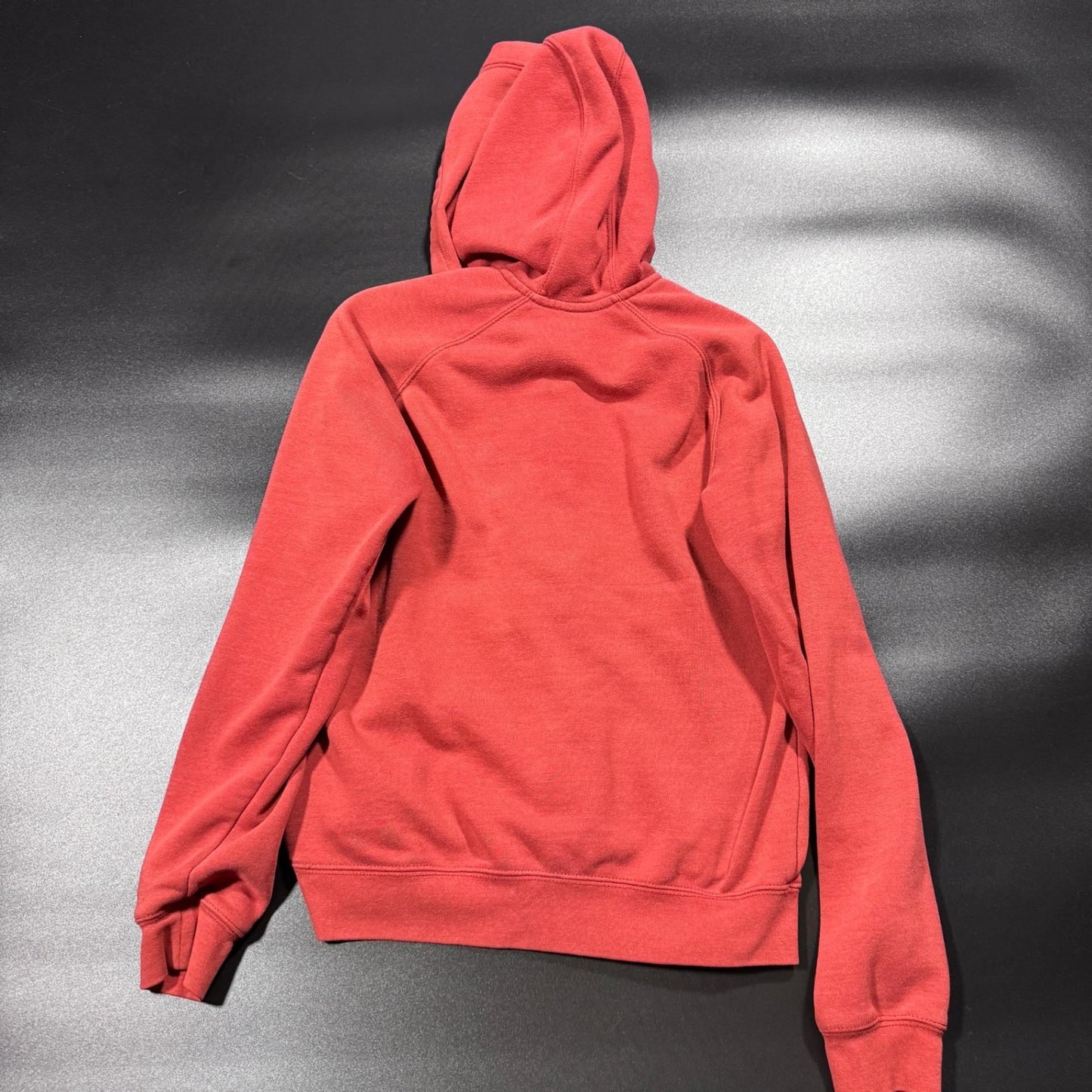 Carhartt Womens Size S Full Zip Hoodie Y2K Sweatshirt Berry Red Spellout