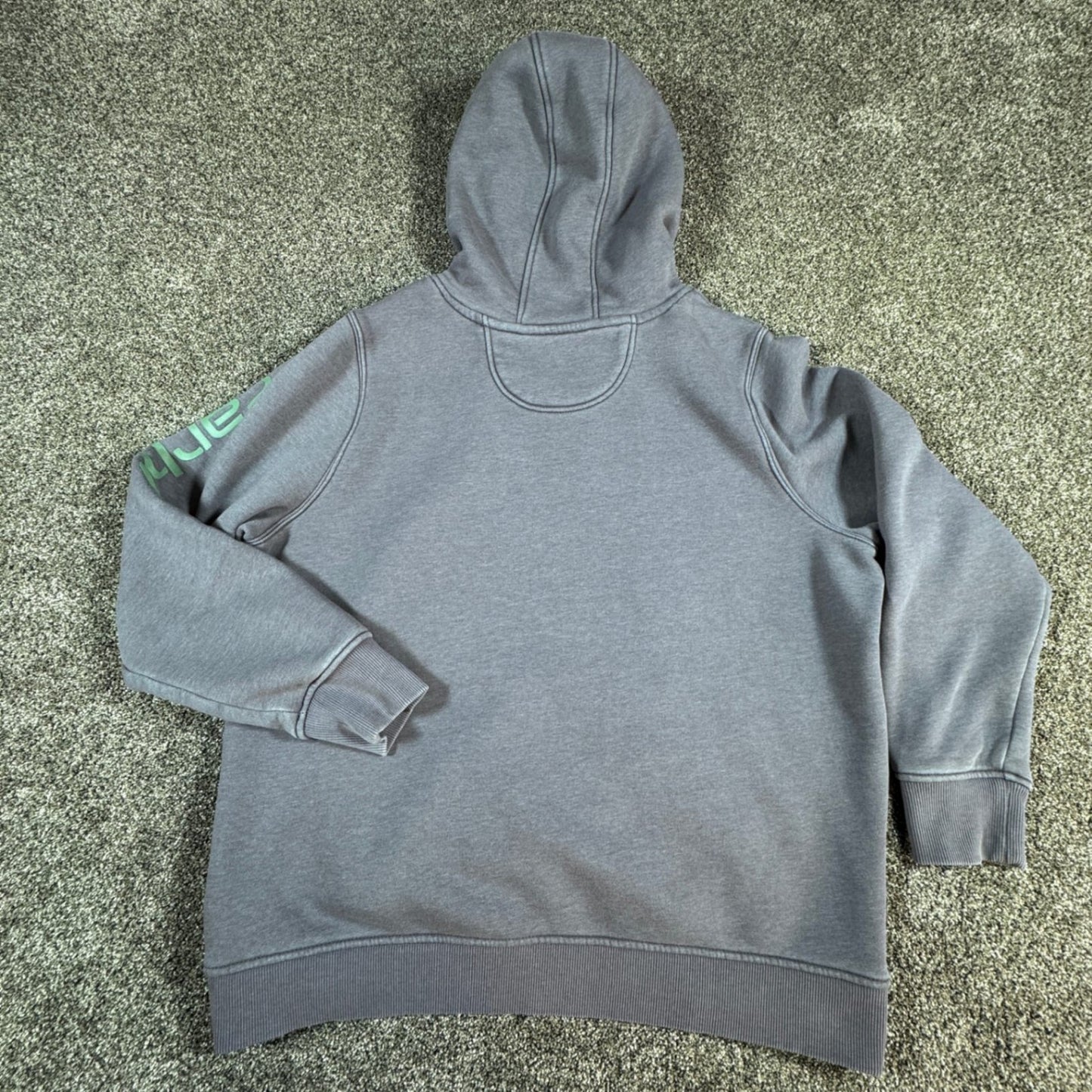 Carhartt Womens Hoodie Sweatshirt XXL 20 Purple Heather Spellout Clarksburg