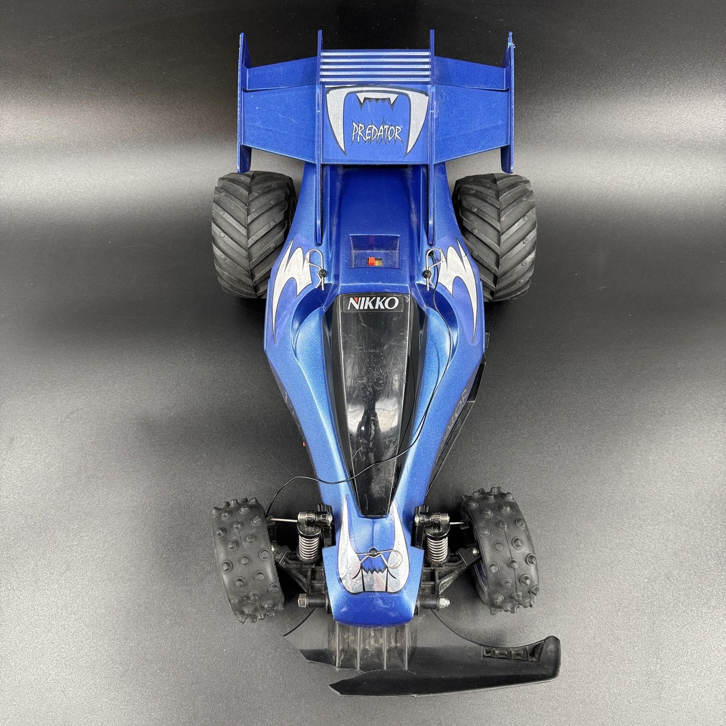 Nikko Predator 1/10 Vintage RC Radio Control Car Buggy Blue UNTESTED