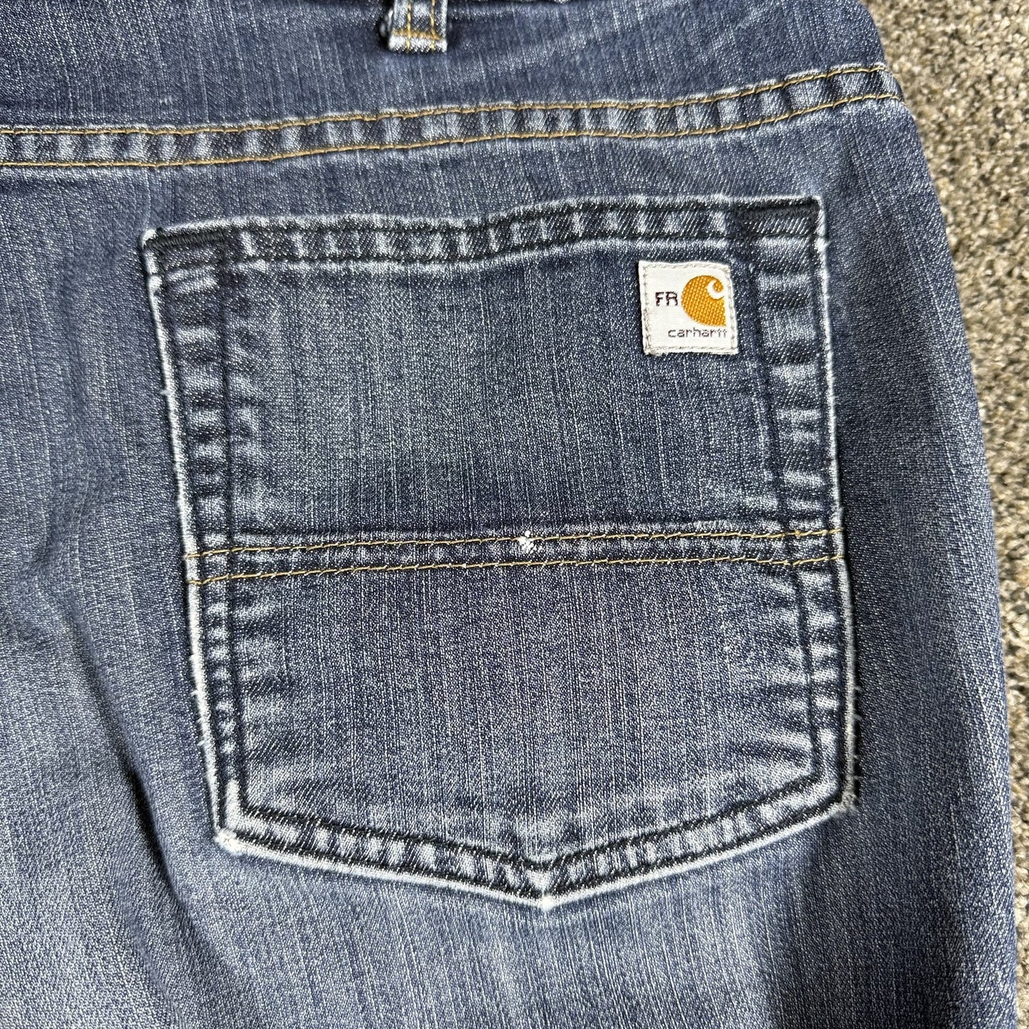 Carhartt Womens FR Flame Resistant Reflective Safety Workwear Jeans 16 Short