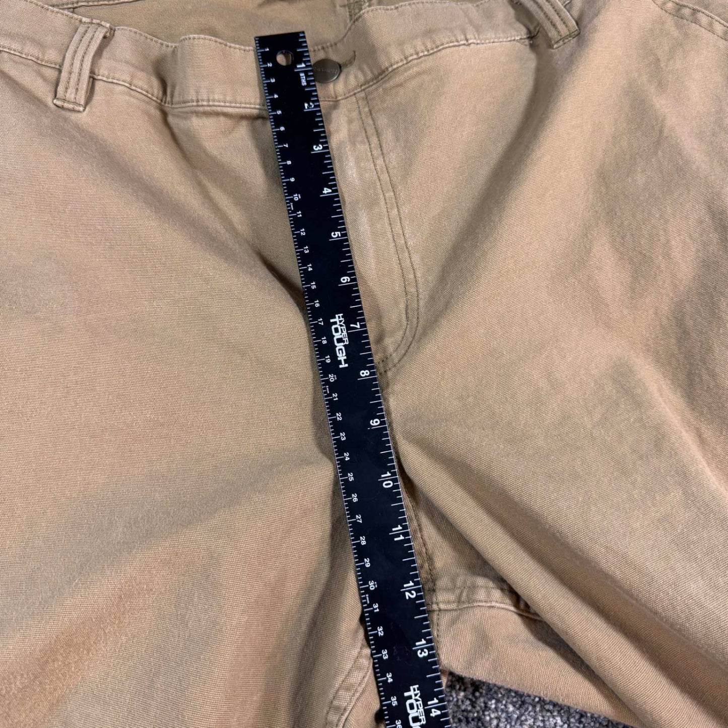 Carhartt Womens Crawford Work Pants Size 26W Tan Original Fit Carpenter