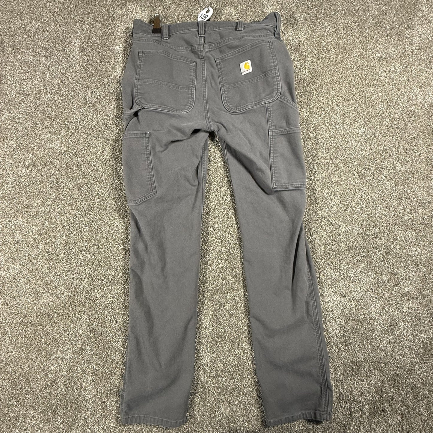 Carhartt Womens Work Pants Size 4 Gray Relaxed Fit Utility Carpenter