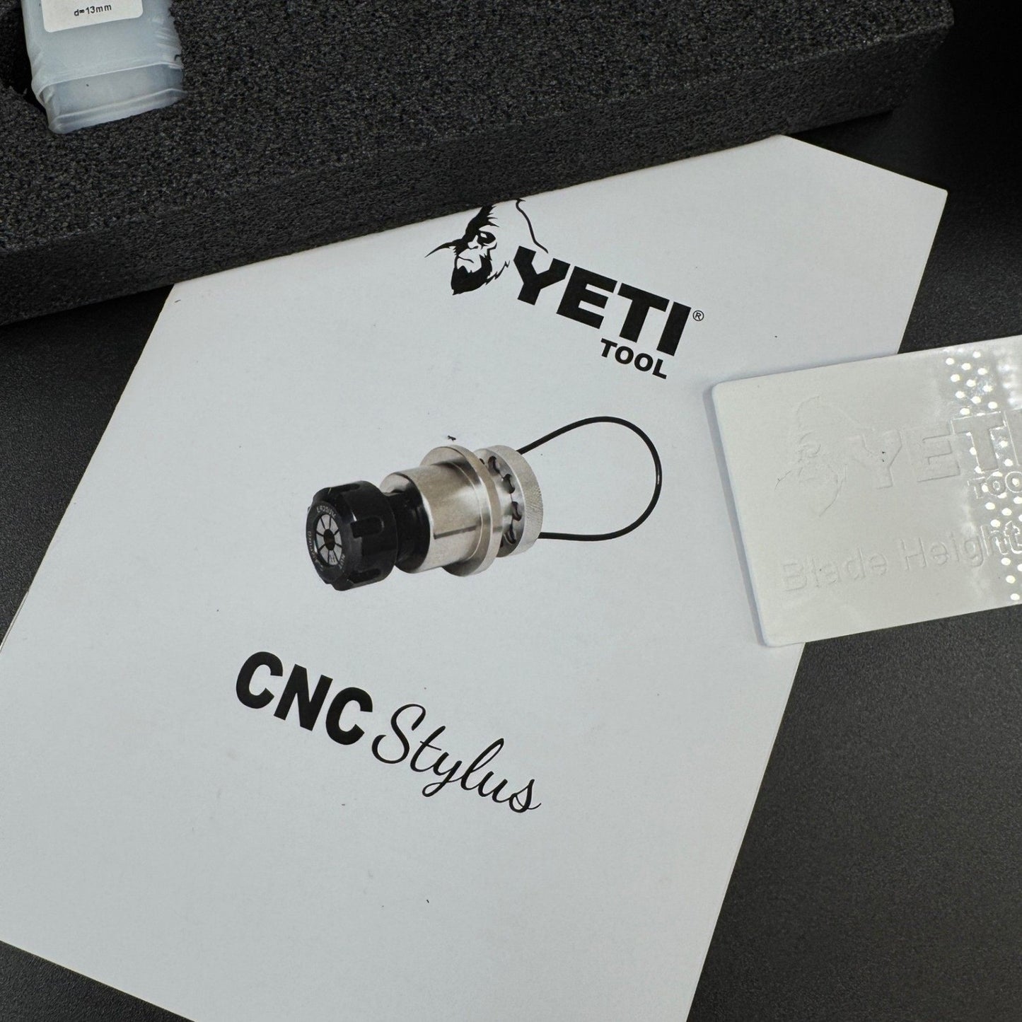YETI SMART BENCH CNC Stylus Vinyl Cutting Art Tool Kit Collets Blades Markers