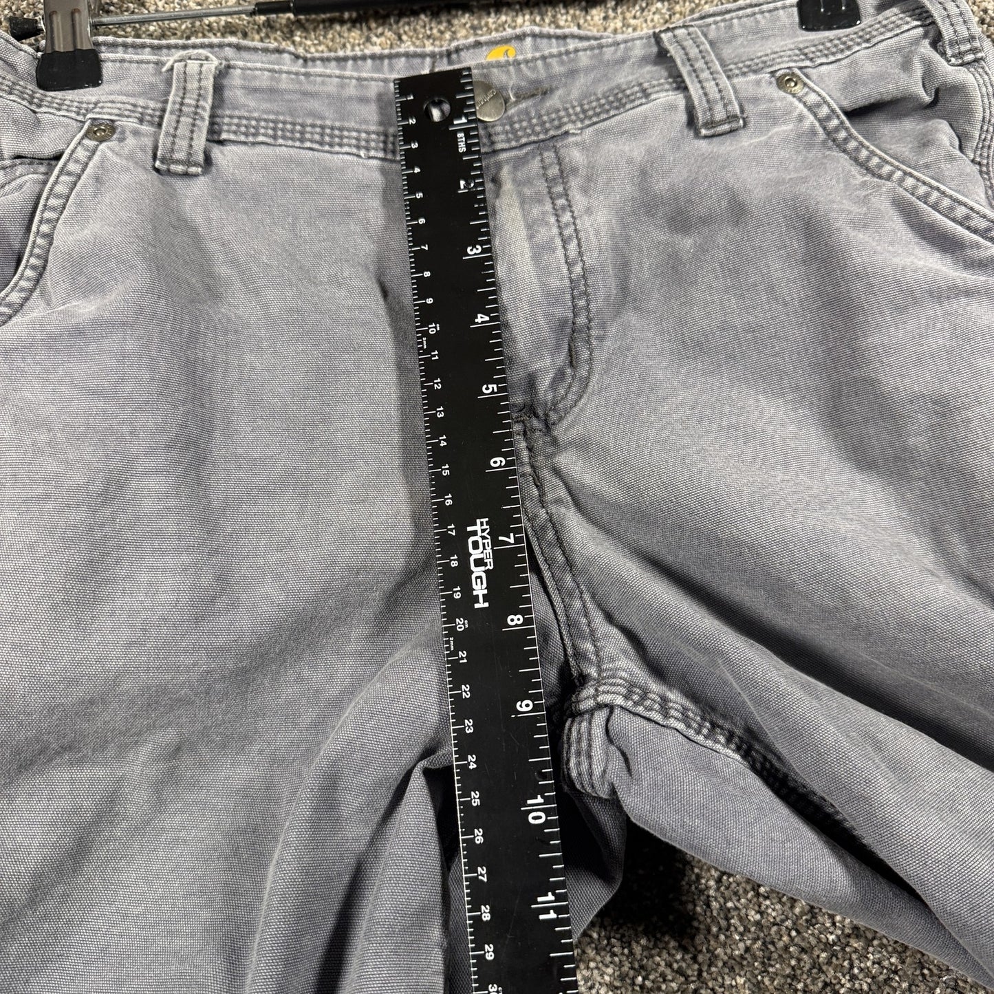 Carhartt Womens Carpenter Work Shorts Size 4 Gray Original Fit 102094