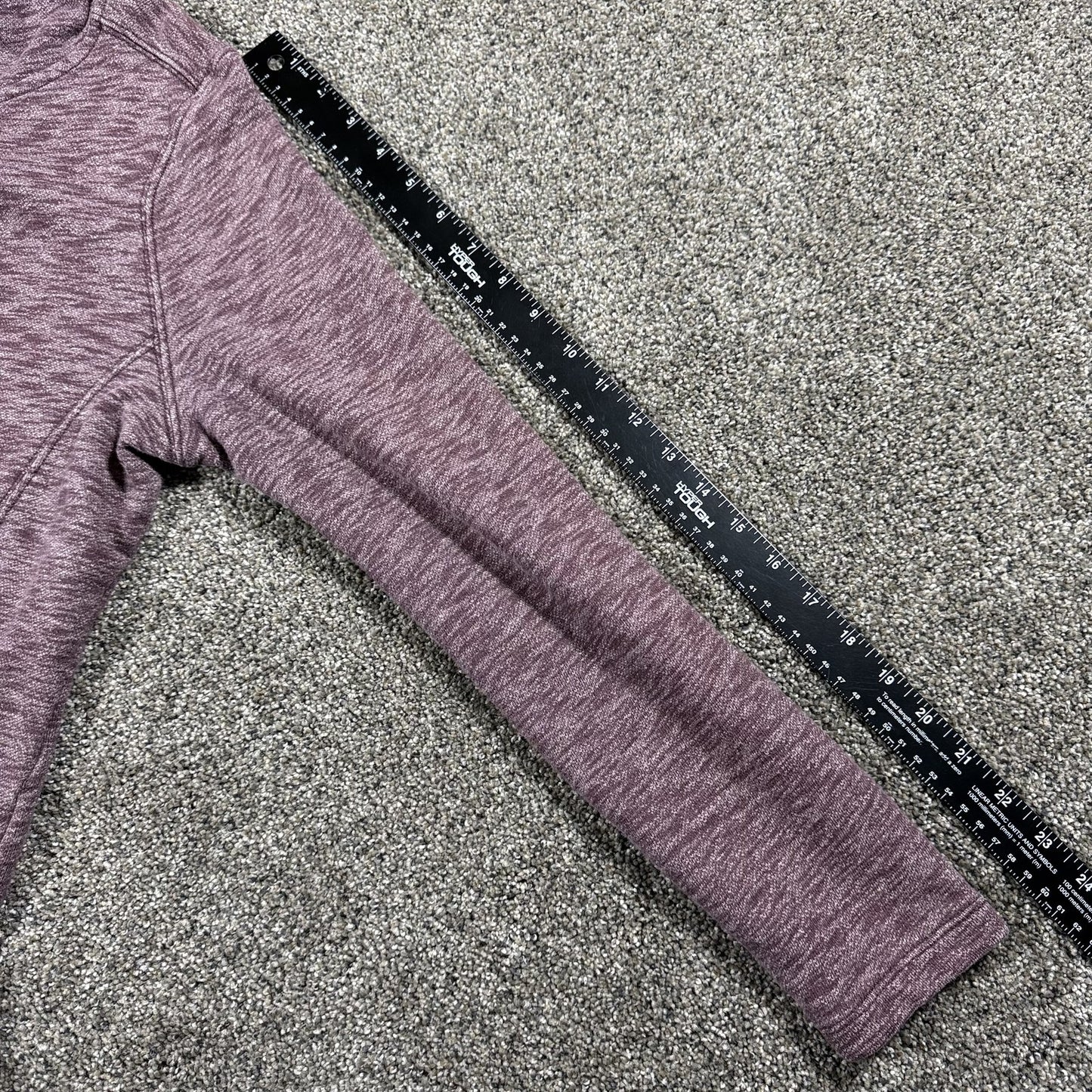 Carhartt Womens Hoodie Pullover L 12/14 Heathered Maroon Cotton Polyester Blend