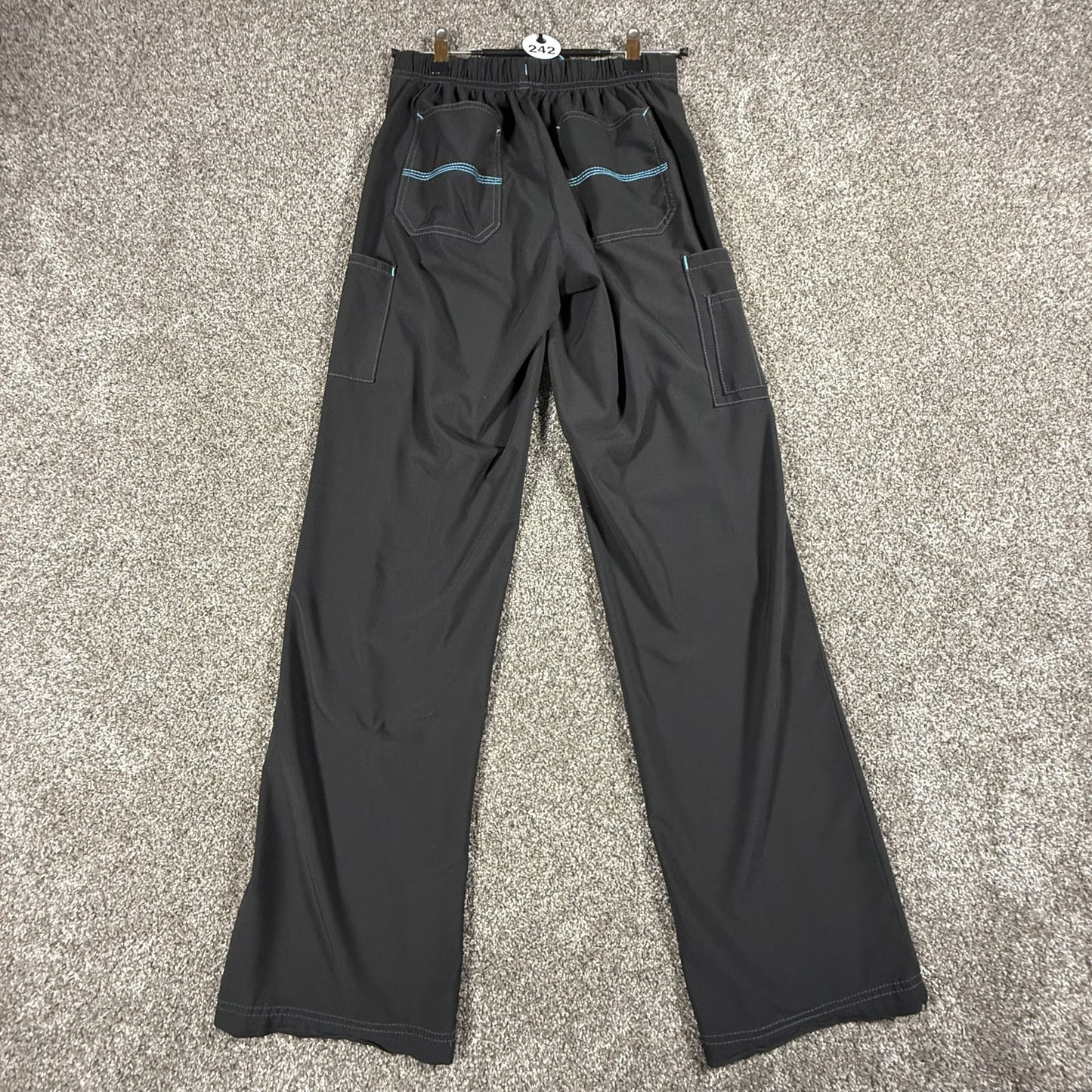 Carhartt Womens Scrub Pants C52110T Tall XS Black Medical Uniform Cargo