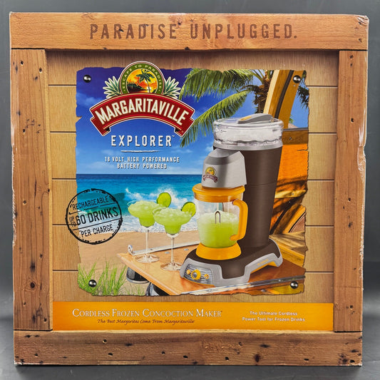 18V CORDLESS MARGARITAVILLE FROZEN CONCOCTION MACHINE NEW OPEN BOX