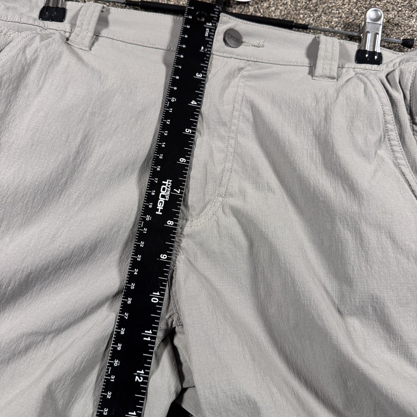 Carhartt Mens Cargo Shorts Size 32 Gray Relaxed Fit Work Outdoor Hiking Nylon