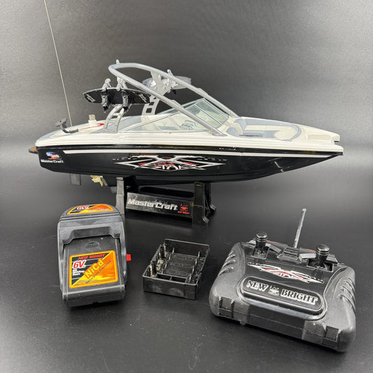 New Bright MasterCraft RC Boat X-Star 17 Inch 27 MHz TESTED WORKING 6.0V