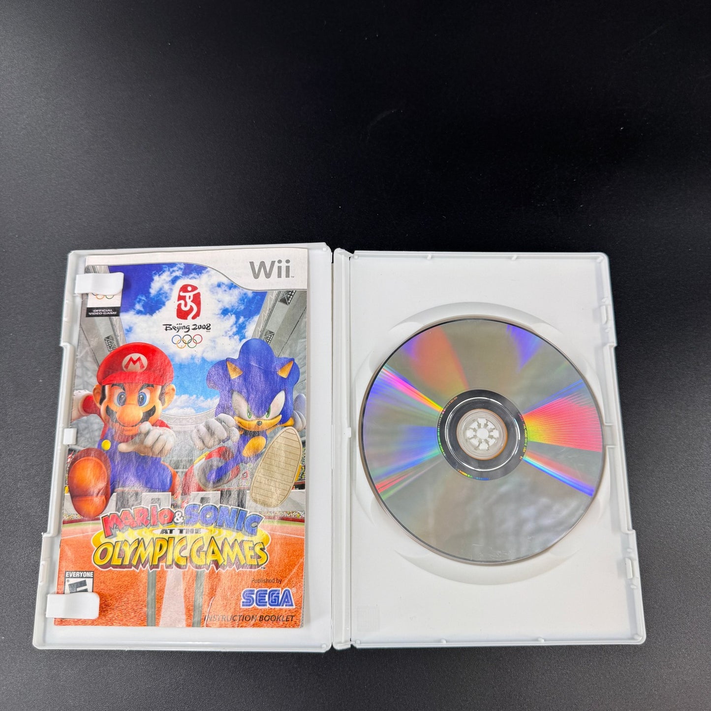 Nintendo Wii Mario Sonic Olympic Games Beijing 2008 Video Game CIB