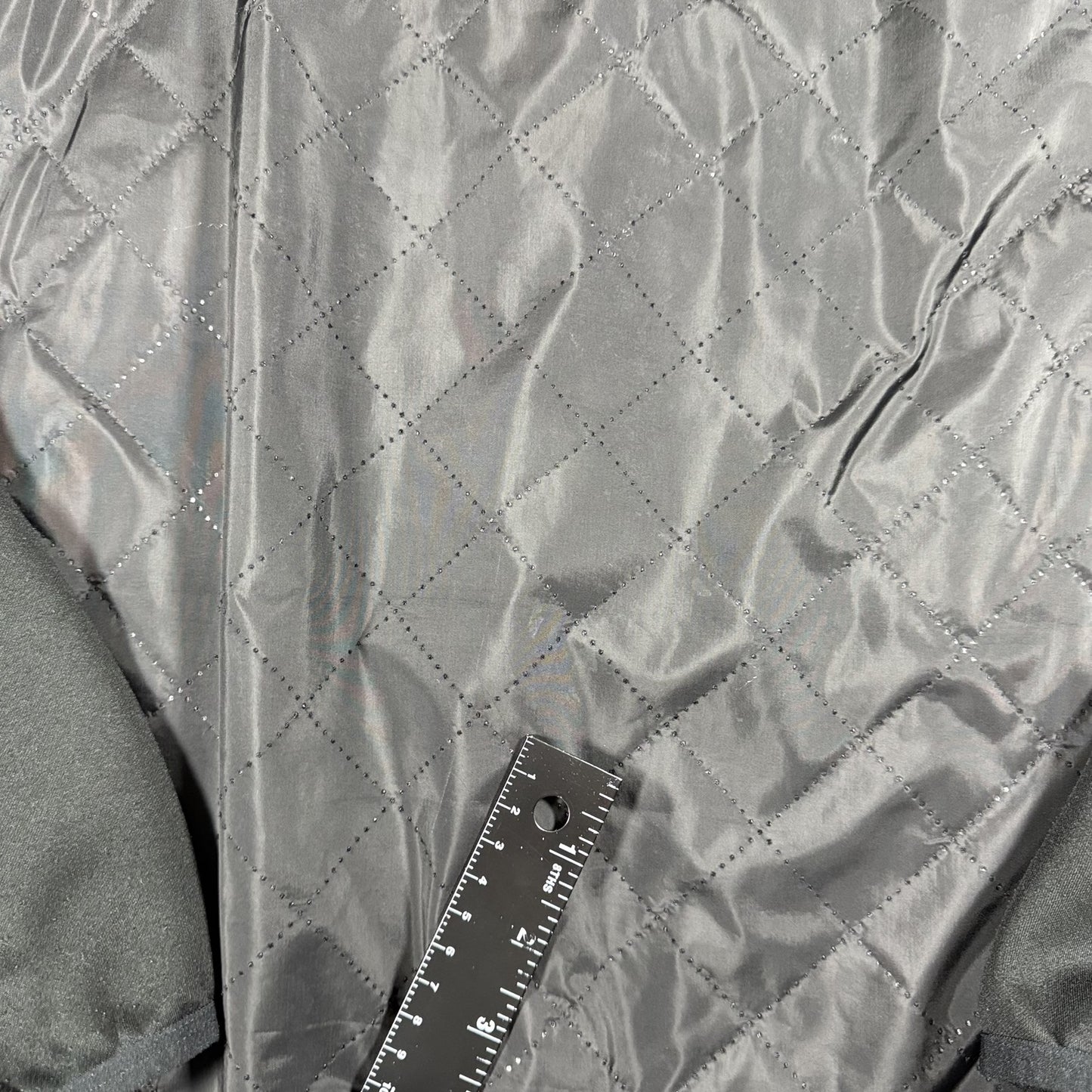 CCM Hockey Mens XL Black Quilted Full Zip Jacket Stand Collar Tactical Degree