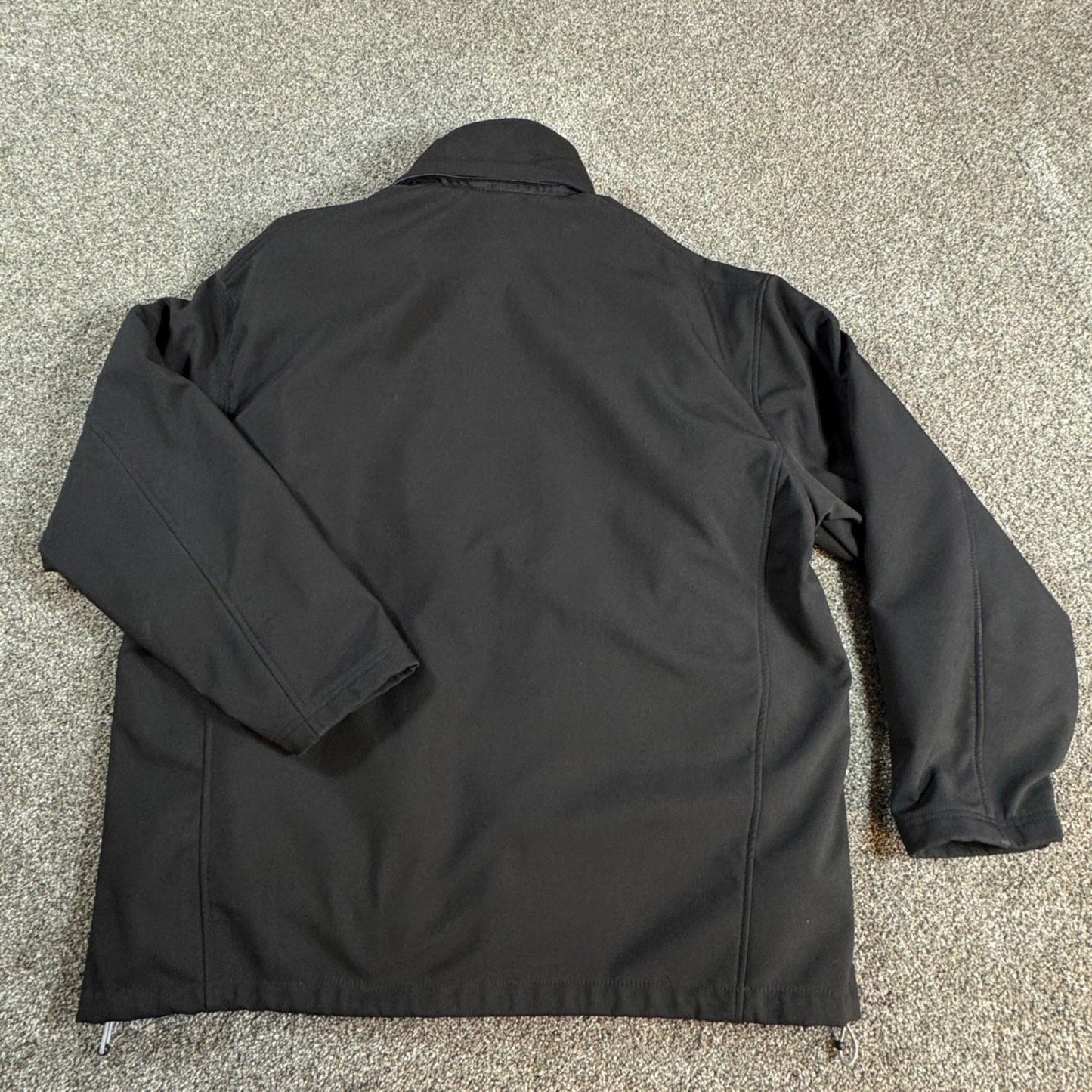 New Balance Mens Heavy Softshell Jacket XL Black Removable Fleece Liner