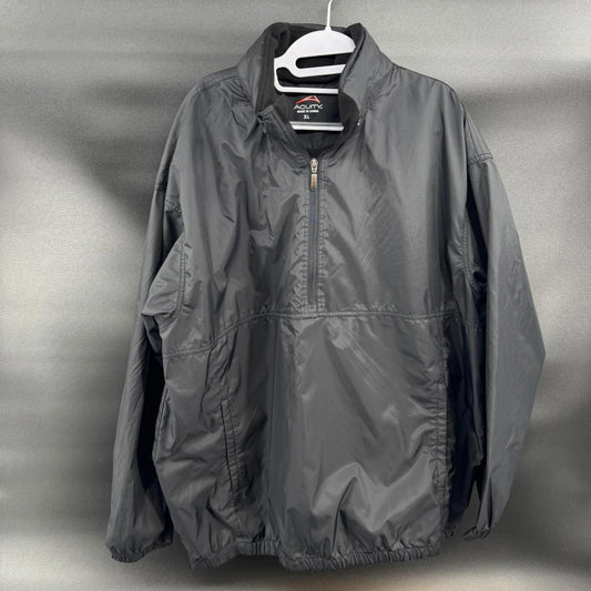 Acuity Mens Golf Rain Suit Set XL Black Hooded Pullover Jacket Pants